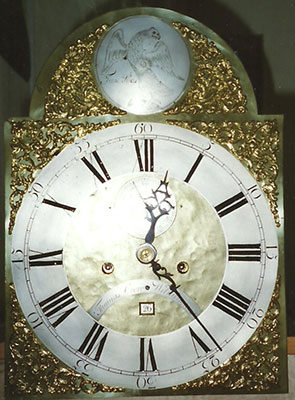 brass dial after restoration